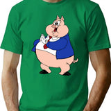 Big Piq T-Shirt - Retro Graphic Tee for Men & Women - Green