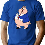 Big Piq T-Shirt - Retro Graphic Tee for Men & Women - Blue