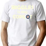 Biggles Is My Copilot T-Shirt - Retro Graphic Tee for Men & Women - White