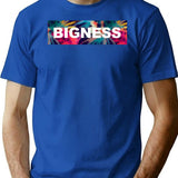 Bigness Clothing Brand Colorful Splatter Background Logo From Los Santos San Andreas T-Shirt - Blue