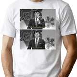 Bill On Fun T-Shirt - Retro Graphic Tee for Men & Women - White