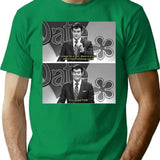 Bill On Fun T-Shirt - Retro Graphic Tee for Men & Women - Green