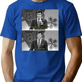 Bill On Fun T-Shirt - Retro Graphic Tee for Men & Women - Blue