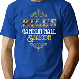 Bill's Gamblin' Hall Saloon - Vintage Las Vegas T-Shirt - Blue