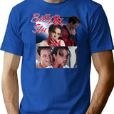 Billy And Stu - Scream Horror Movie T-Shirt for Men & Women, T-Shirts Graphic Tee - Blue