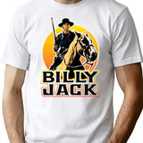 Billy Jack One Man Becomes The Law T-Shirt for Men & Women, T-Shirts Graphic Tee - White