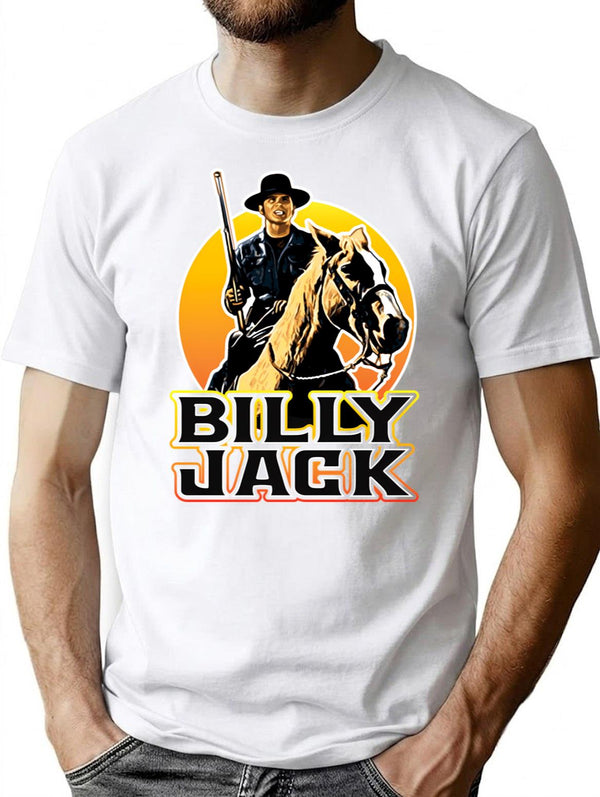 Billy Jack One Man Becomes The Law T-Shirt for Men & Women, T-Shirts Graphic Tee - White