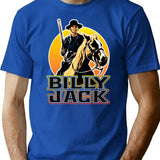 Billy Jack One Man Becomes The Law T-Shirt for Men & Women, T-Shirts Graphic Tee - Blue