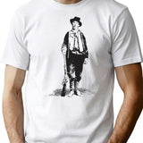 Billy The Kid Gunslinger William H Bonnie Vintage Historical West Black T-Shirt - White