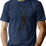 Billy The Kid Gunslinger William H Bonnie Vintage Historical West Black T-Shirt - Navy