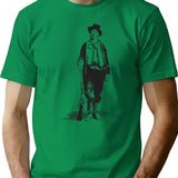 Billy The Kid Gunslinger William H Bonnie Vintage Historical West Black T-Shirt - Green