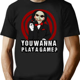 Billy - You Wanna Play A Game T-Shirt for Men & Women, T-Shirts Graphic Tee - Black