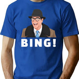 Bing Ned Ryerson T-Shirt - Retro Graphic Tee for Men & Women - Blue