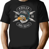 Bird Logo Eagle Vintage Distressed (1) T-Shirt - Black