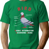 Birds Aren't Real If It Flies It Spies Vintage Cool T-Shirt - Green