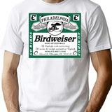 Birdweiser 1 Classic T Shirt - Retro Graphic Tee for Men & Women - White