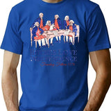 Bitches Love Independence T-Shirt - Retro Graphic Tee for Men & Women - Blue