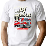 Bj And The Bear Trucking Company T-Shirt for Men & Women, T-Shirts Graphic Tee - White