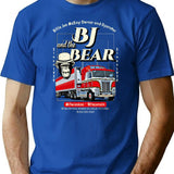 Bj And The Bear Trucking Company T-Shirt for Men & Women, T-Shirts Graphic Tee - Blue