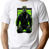Bjj Frankenstein T-Shirt for Men & Women, T-Shirts Graphic Tee - White