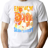 Bl92n4m16b T-Shirt - Retro Graphic Tee for Men & Women - White