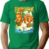 Bl92n4m16b T-Shirt - Retro Graphic Tee for Men & Women - Green