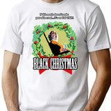 Black Christmas - Original Slasher T-Shirt for Men & Women, T-Shirts Graphic Tee - White