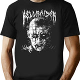 Black Metal Pinhead T-Shirt for Men & Women, T-Shirts Graphic Tee - Black