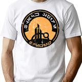 Black Spire Brewing Vintage T-Shirt - Retro Graphic Casual Tee - White