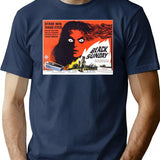 Black Sunday T-Shirt for Men & Women, T-Shirts Graphic Tee - Navy