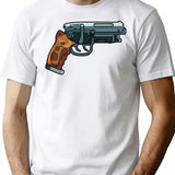 Blade Runner Gun T-Shirt for Men & Women, T-Shirts Graphic Tee - White