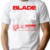 Blade T-Shirt for Men & Women, T-Shirts Graphic Tee - White