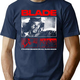 Blade T-Shirt for Men & Women, T-Shirts Graphic Tee - Navy
