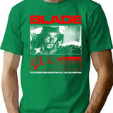 Blade T-Shirt for Men & Women, T-Shirts Graphic Tee - Green