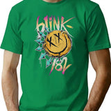 Blinks 182 Band Blinks 182 Concert T-Shirt - Green