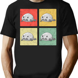 Blobfish Vintage Meme Ugly Blobfish T-Shirt - Retro Graphic Casual Tee - Black