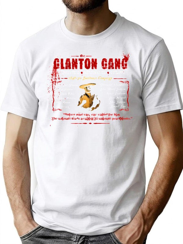 Blood Meridian Glanton Gang T-Shirt for Men & Women, T-Shirts Graphic Tee - White
