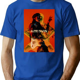 Blood Orange Classic . T-Shirt - Retro Graphic Tee for Men & Women - Blue