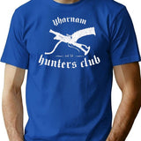 Bloodborne Hunters Club T-Shirt for Men & Women, T-Shirts Graphic Tee - Blue