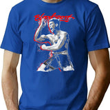 Bloodsport Action Premium T Shirt - Retro Graphic Tee for Men & Women - Blue