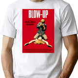 Blow - Up T-Shirt - Retro Graphic Tee for Men & Women - White