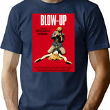 Blow - Up T-Shirt - Retro Graphic Tee for Men & Women - Navy