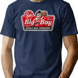Bob'S Big Kid Worn Out Sign T-Shirt for Men & Women, T-Shirts Graphic Tee - Navy