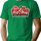 Bob'S Big Kid Worn Out Sign T-Shirt for Men & Women, T-Shirts Graphic Tee - Green