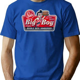 Bob'S Big Kid Worn Out Sign T-Shirt for Men & Women, T-Shirts Graphic Tee - Blue