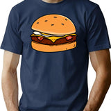 Bob's Practice Burger T-Shirt - Retro Graphic Tee for Men & Women - Navy