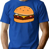 Bob's Practice Burger T-Shirt - Retro Graphic Tee for Men & Women - Blue