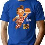 Bob_s Big Boy Burger T-Shirt - Retro Graphic Tee for Men & Women - Blue