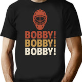 Bobby Bobby Bobby T-Shirt - Retro Graphic Tee for Men & Women - Black