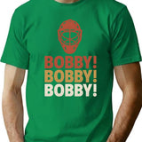 Bobby Bobby Bobby T-Shirt - Retro Graphic Tee for Men & Women - Green